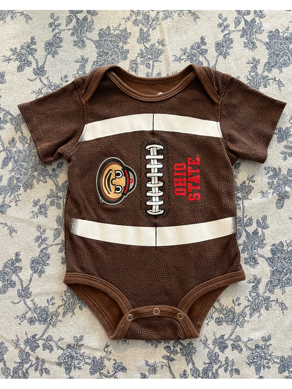 Ohio State Buckeyes Baby Football Bodysuit
